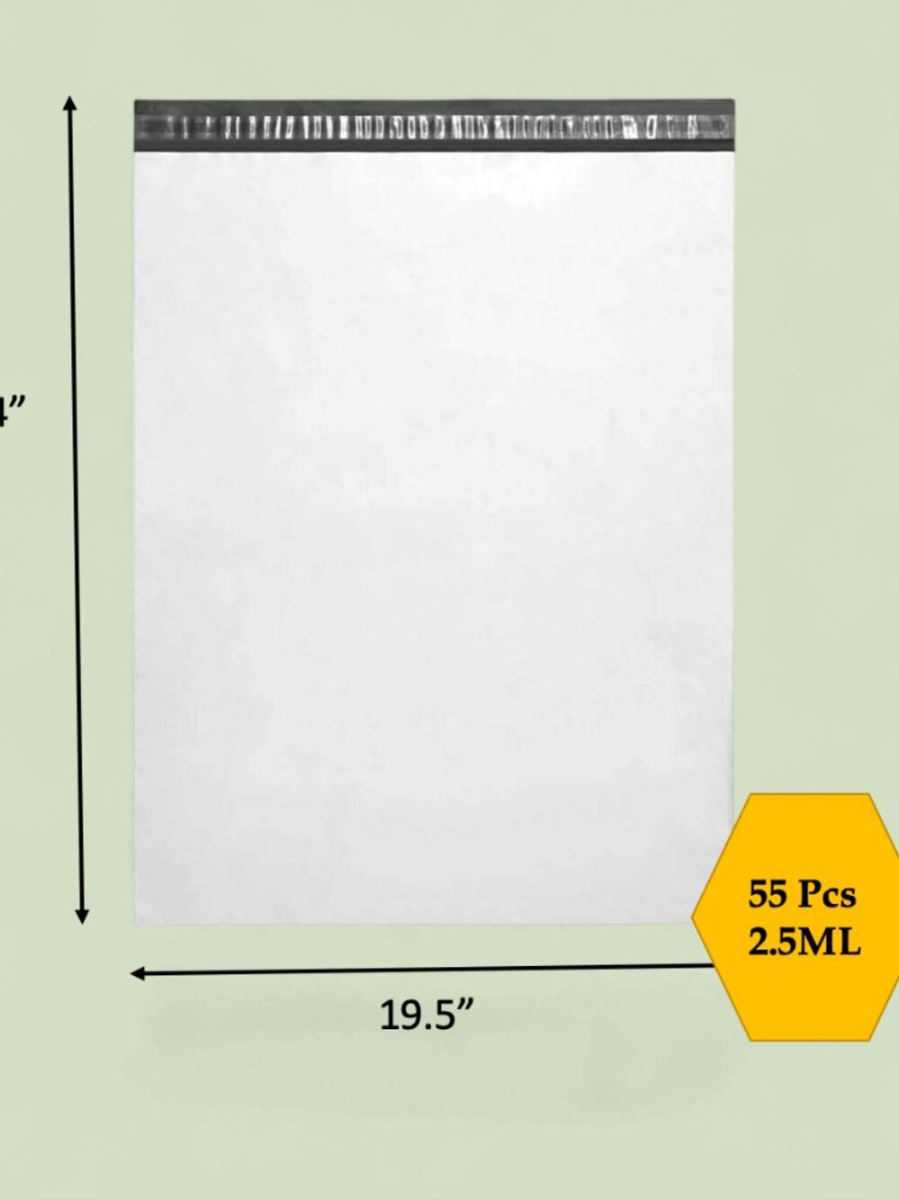 55 Large Self Seal Envelopes Poly Mailers 19.5"x24" Shipping Bags - Picture 6 of 6